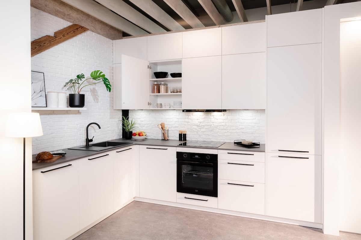 DAN Komplettküche Cozy Chic L-Küche mit Geräten