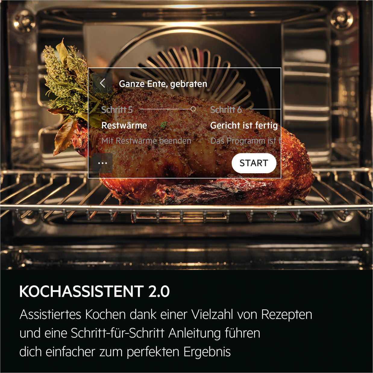 8000 MealAssist mit SteamPro (Einbaubackofen / WLAN-fähig / Dampfreinigung)